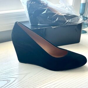 J. Crew Classic Black Sylvia Wedge